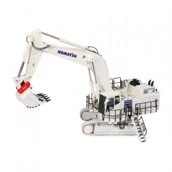 KOMATSU Excavator PC1250LC-11 with LEHNHOFF Quick Cupper, Rock-bucket and teeth, white 