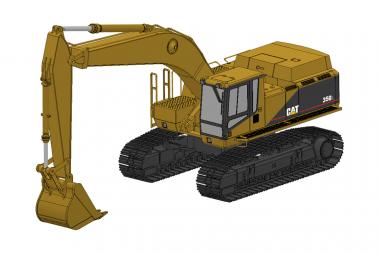 CAT Excavator 350L with two buckets 