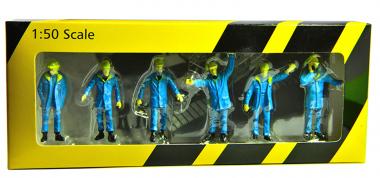 Figures: 6 Engineer Dolls 