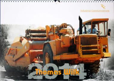 Classic-Calender Construction machines 2014  (42 x 30 cm) 