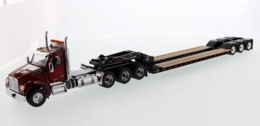 KENWORTH 4axle T880 with 3axle Lowboy, black 