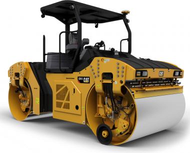 CAT Tandem Vibratory Roller CB-13 with ROPS 