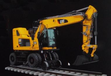 CAT Wheeled Rail Excavator M323F 