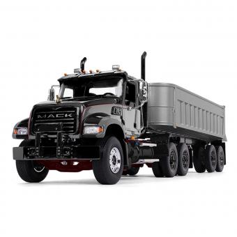 MACK Granite with End Dump Traileer, black/silver 