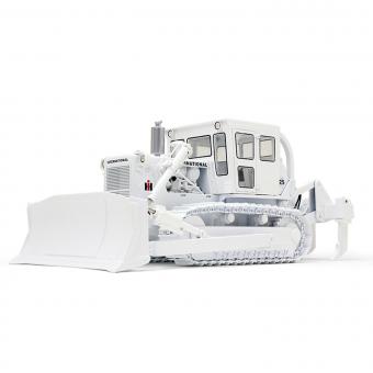 INTERNATIONAL Dozer TD-25 with closed cab, U-Blade and Ripper, white 