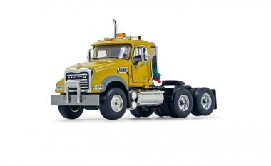 MACK Granite MP 3axle Single Truck, yellow 