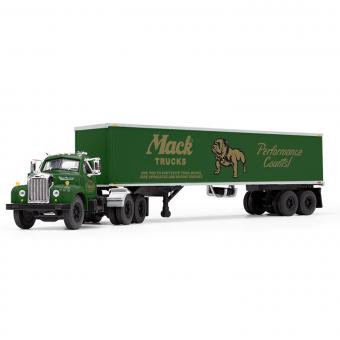 MACK B-61 Day.Cab with 40´Vinatge Trailer "Mack Truck Performance Counts2 