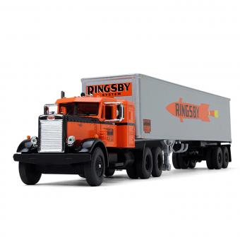 PETERBILT Model 351 mit 40´Auflieger "Ringsby System" 