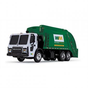 MACK LR mit MC NEILIUS Müllaufbau mit Hecklader "Waste Management" 