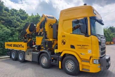 SCANIA R 8x4 mit PALFINGER PK165.002 "Franz Bracht" 