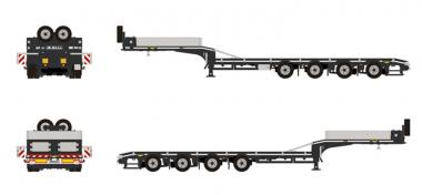 BROSHUIS 4axle Semi lowloader 