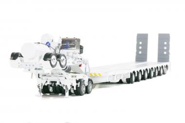 DOLLY 2x8 + STEERABLE 7x8 Lowloader, white 