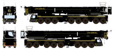 LIEBHERR 8axle Mobile Crane LTM1650-8.1 "Black-Gold Edition" 