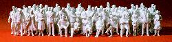 60 unpainted figures, white 