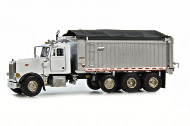 PETERBILT 357 Rigid w/East Genesis Dump, white 