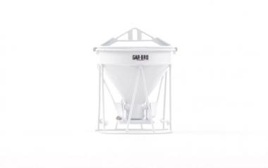 GAR-BRO R-Series concrete bucket, white 