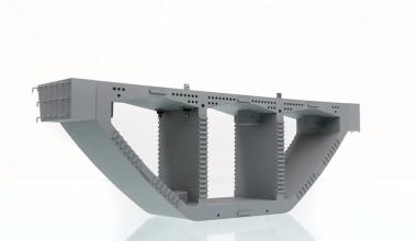 Precast Bridge Box Girder  33 x 5 x 10,5 cm 