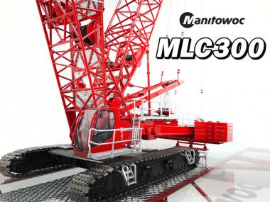 MANITOWOC Raupenkran MLC300 mit Wippspitze 