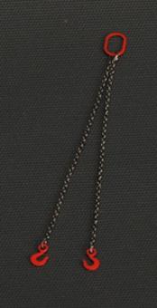 2 Chain Slings 8 cm, red 