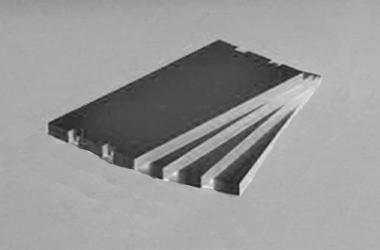 Grundplatte 11cm x 5cm (4 Stück), schwarz RAL 9005 