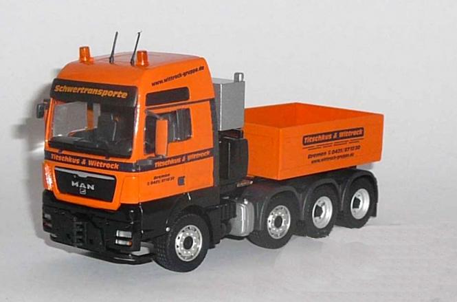 MAN TGX 4achs Solozugmaschine XXL SLT mit Ballastbrücke "Titschkus & Wittrock" 