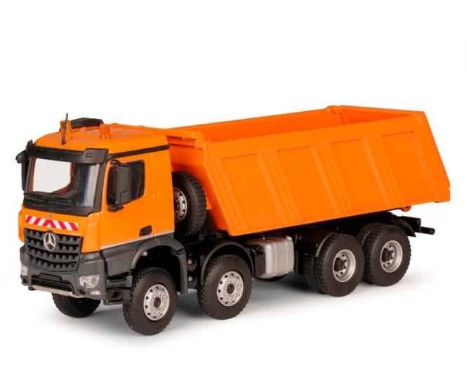 MB Arocs MP5 4axle with MEILLER Rear Tipper, orange 