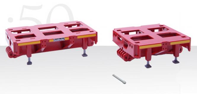 GOLDHOFER 2 + 3axle modular set, red (3m wide) RAL3002 
