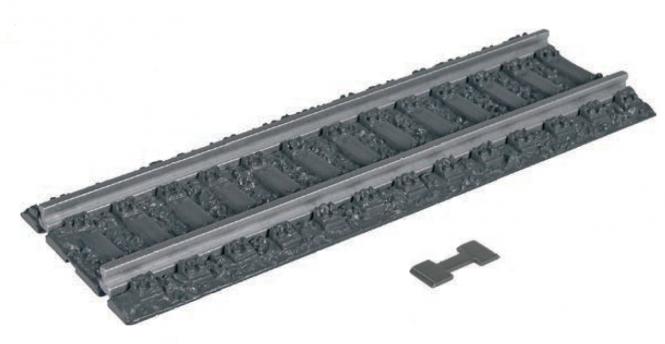Rail part with clamp 