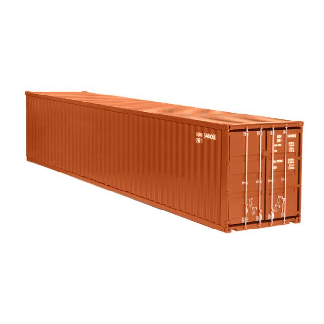 40 Fuß Container, rotbraun 