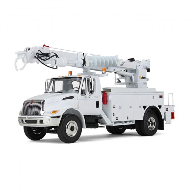 NTERNATIONAL DuraStar with Digger Derrick Body, white 