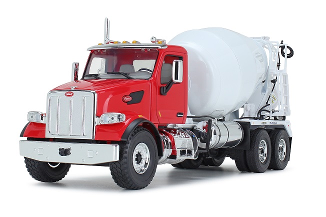 PETERBILT 567 with McNeilus Standard Mixer, red-white 