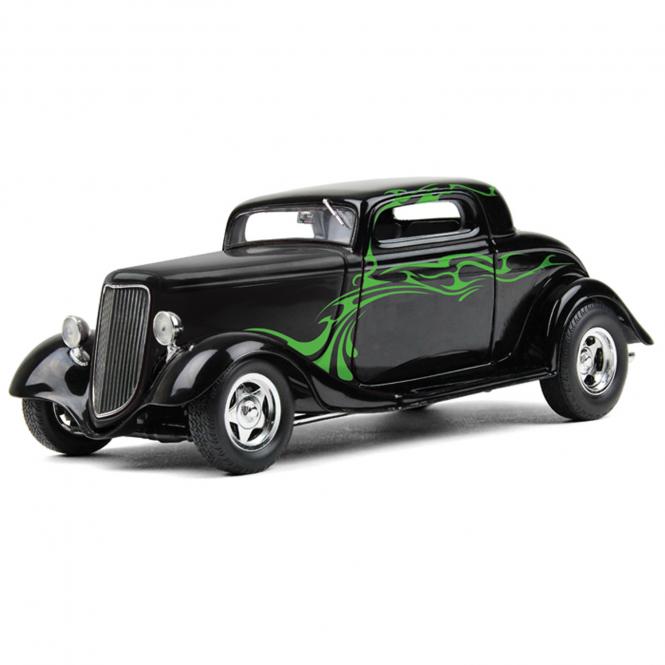 FORD 1934 CXoupe Street Road, black / lime green 