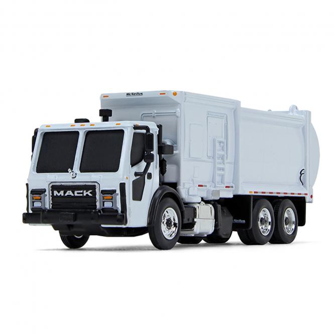 MACK LR with McNEILUS ZR Side Loader, white 