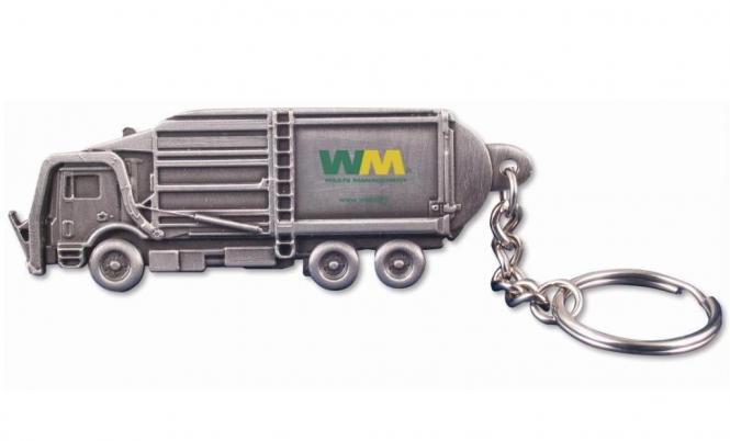 Schlüsselanhänger: Müllwagen "Waste Management" 