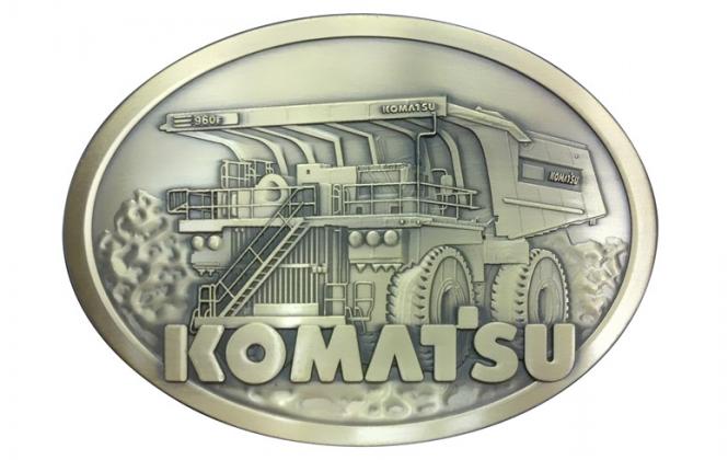 Belt Buckle: KOMATSU Dumper 960E 