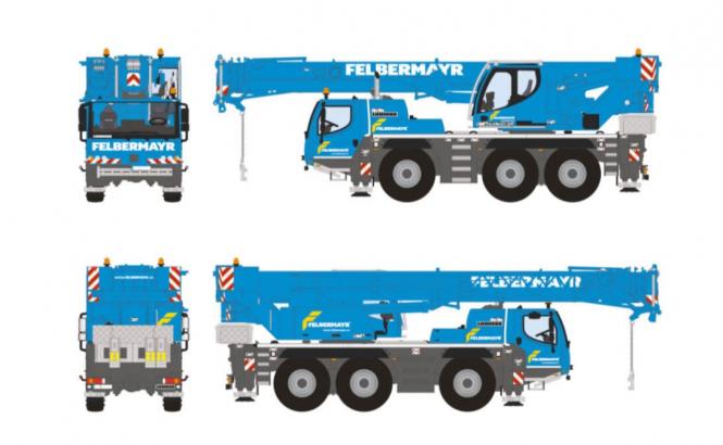 LIEBHERR 3axle Mobile Crane LTM1050-3.1 "Felbermayr" 