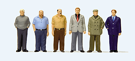 6 Figuren: Stehende Männer 