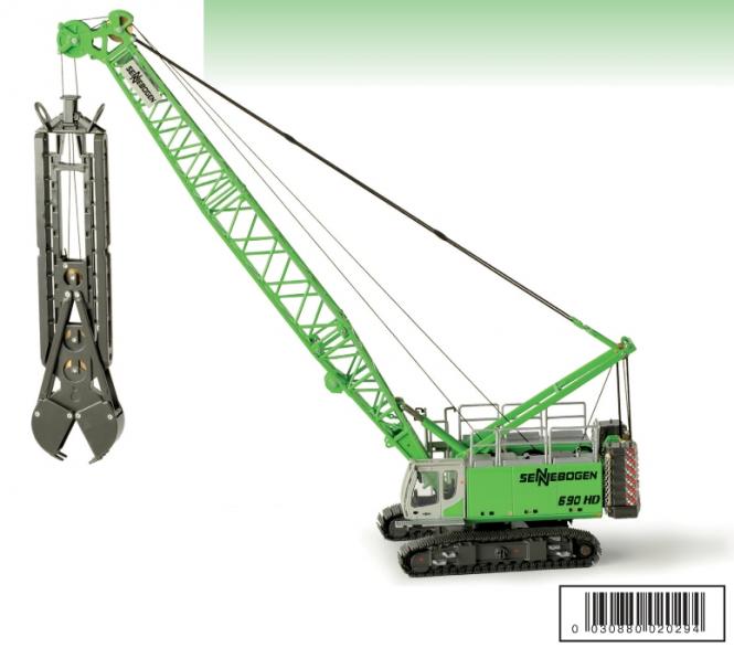 SENNEBOGEN crane 690HD with cable grab 