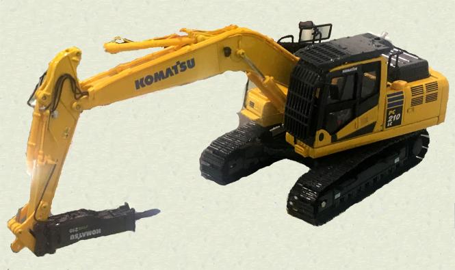 KOMATSU Excavator PC210LC-11 with Hammer 