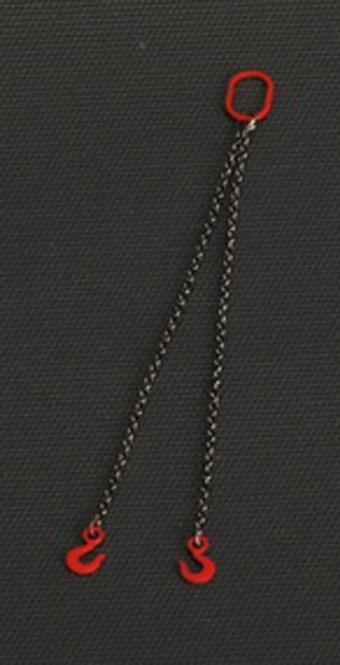 2 Chain Slings 8 cm, red 