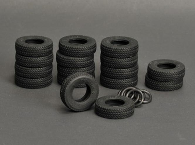 LIEBHERR Silicon Gummi Räder 16.00 / R25 für LTM 1500 (16 Stück) 