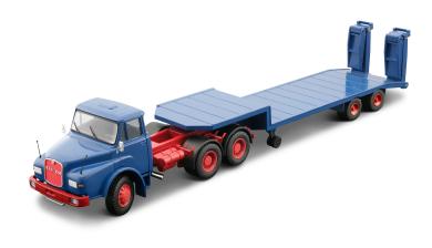 SAVIEM Hauber 26.240  3achs + 2achs Tieflader 