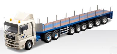 MAN TGX XL 3achs mit 6achs Goldhofer Schwerlastauflieger DLZ6 ''VOSS'' 