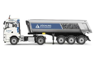 MAN TGX GM 4x2 mit SCHWARZMÜLLER Rundmulden Sattelkipper "Zöchling" 