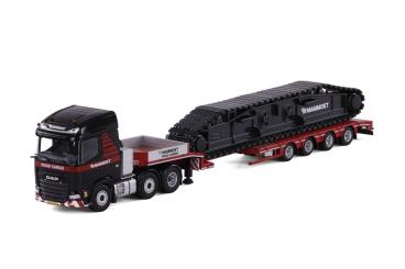 DAF XG 6x2 mit 4achs FAXMOVILLE MultiMAX + Raupenlaufwerk "Mammoet" 