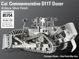 CAT Raupe D11T, altsilber 