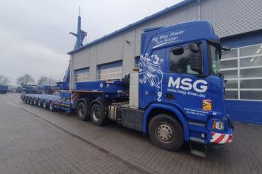 SCANIA R 6x4 mit NOOTEBOOM Manoovr 2+6 "MSG" 