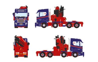 SCANIA R 8x4 mit Fassi Aufbaukran 1100 "Stephen Dixen" 