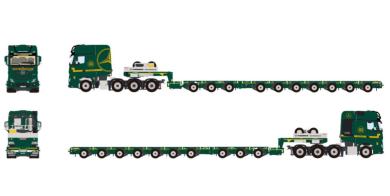 MB Actros MP5 8x4 mit 3+7achs NOOTEBOOM Manoovr "Thömen" 