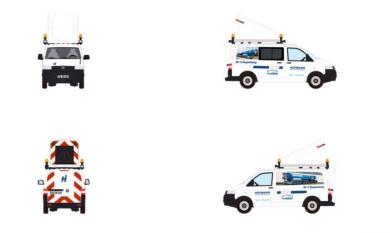 VW Transporter BF3 Begleitfahrzeug "Hofmann" 